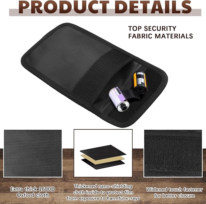 2 Pieces 711-11b Filmguard Bag Waterproof Storage Carrying Case Xray Proof Bags - Image 3