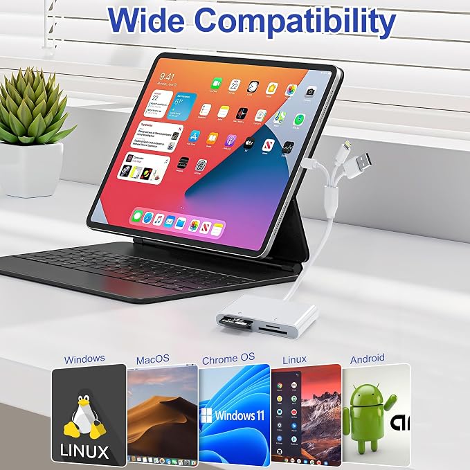 Memory Stick Pro Duo Adapter, 4 in 1 SD/Micro SD/MS/XD Picture Card Memory Card - Image 9