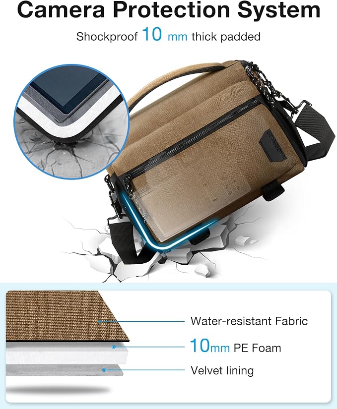 BAGSMART Small Camera Sling Bag - Image 3