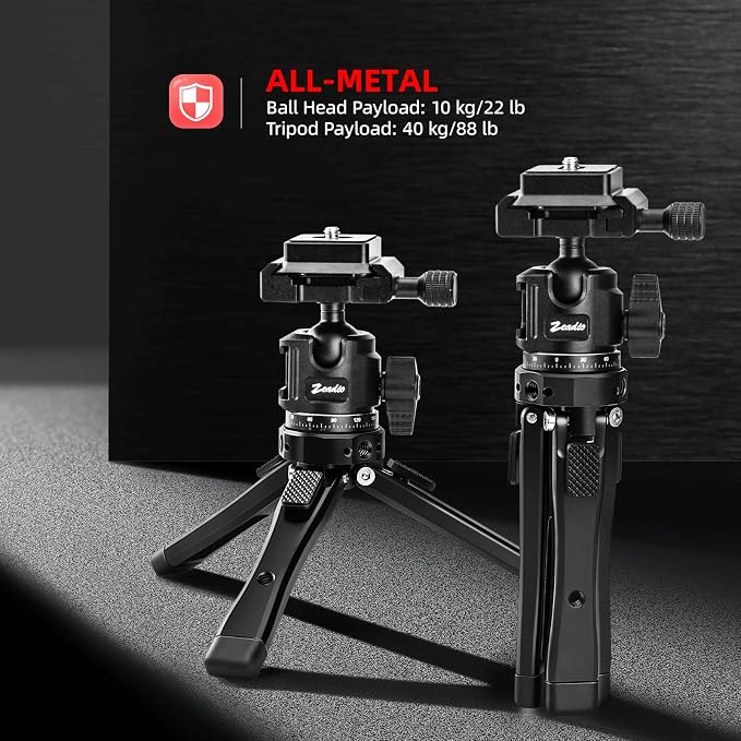 Zeadio Heavy Duty Metal Tripod Kit - Image 2