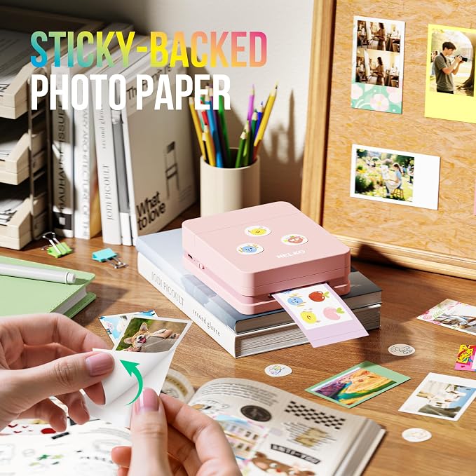 Nelko Photo Printer, 2x3 Portable Wireless Smartphone Printer, PP01 Mini Color - Image 2