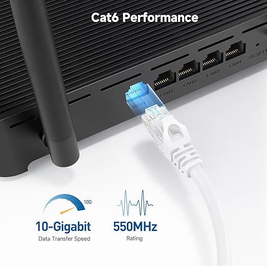 Cable Matters 10Gbps Snagless Cat 6 Ethernet Cable - 75ft - Image 3