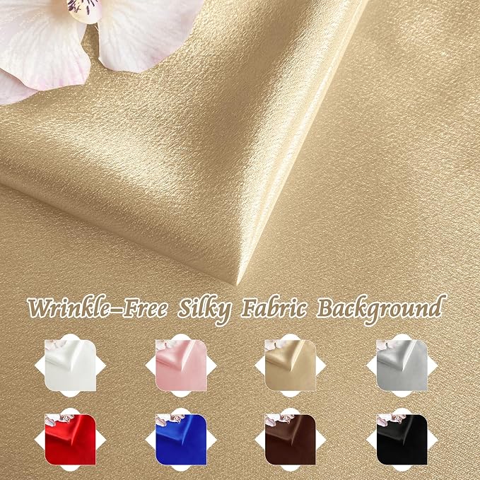 RUDONG M Satin Photography Backdrop 3.3x2.5ft - Image 6