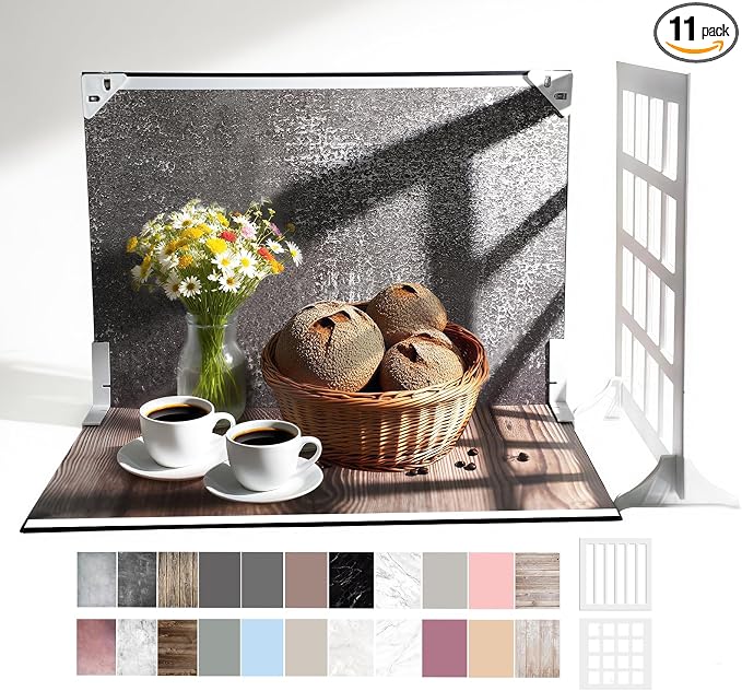 Photo Backdrop for Product Photography: Double-Sided Matte Paper Background Kit by Unknown