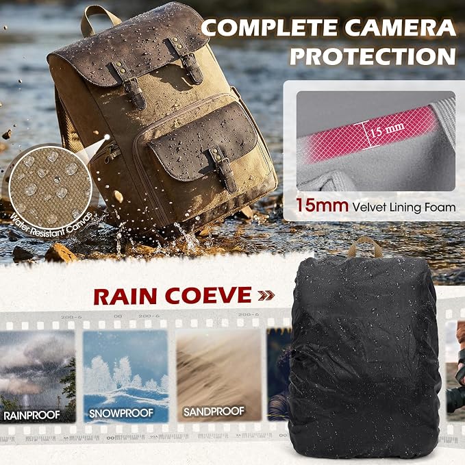 RAINSMORE Camera Bag Professional - Image 5