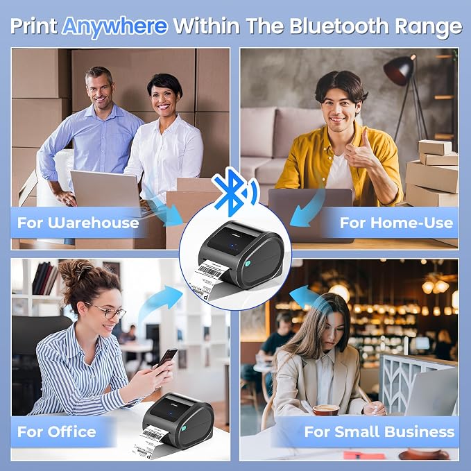 Bluetooth Shipping Label Printer - Image 7