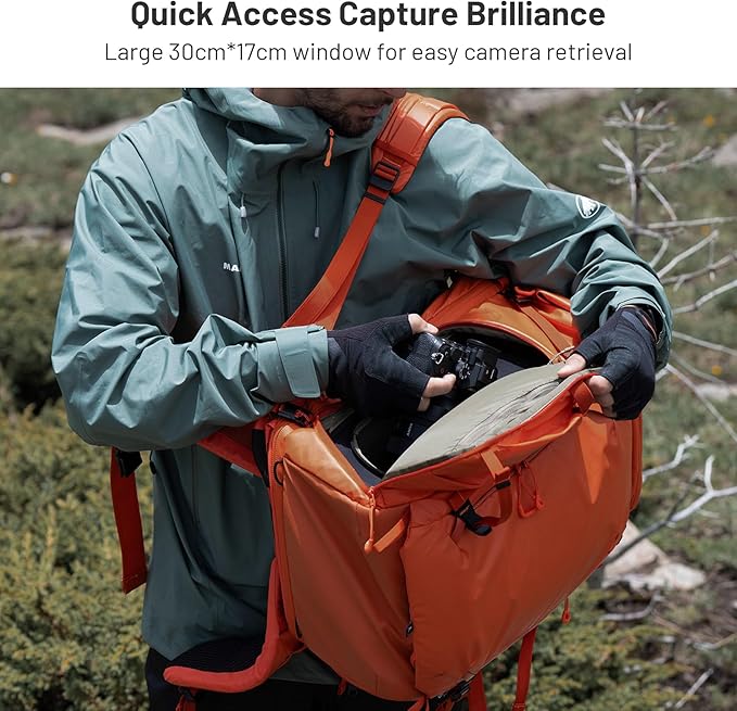 PGYTECH Large Camera Insert Bag, Waterproof Lens Pouch - Image 6