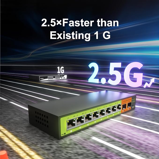 10 Port 2.5G Ethernet Switch - Image 3