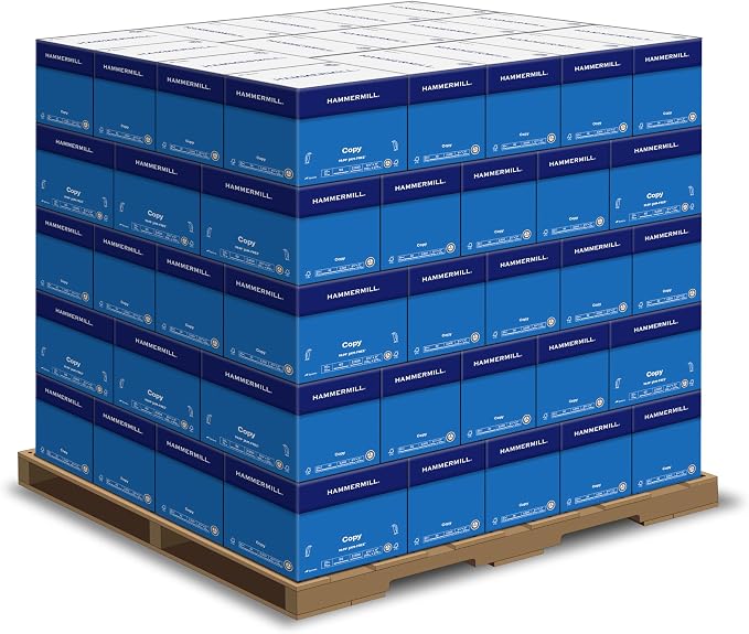 Hammermill Printer Paper, 20 lb Copy Paper, 8.5 x 11-1 pallet, 80 cases by Hammermill