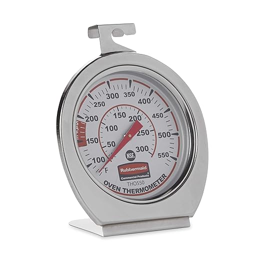 Rubbermaid Commercial Products Stainless Steel Monitoring Thermometer, Safe by RubbermaidCommercialProducts
