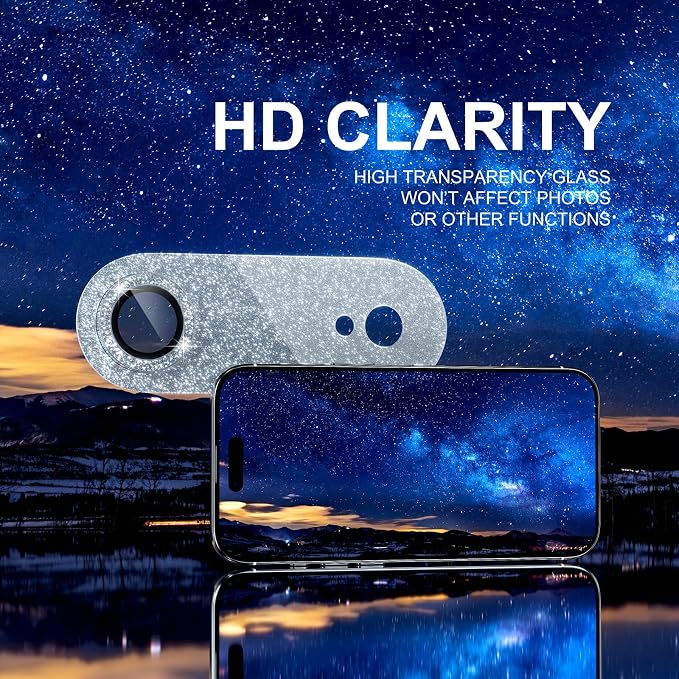 Choiche Compatible for iPhone 17 Air Camera Lens Protector, Bling Camera Cover - Image 6