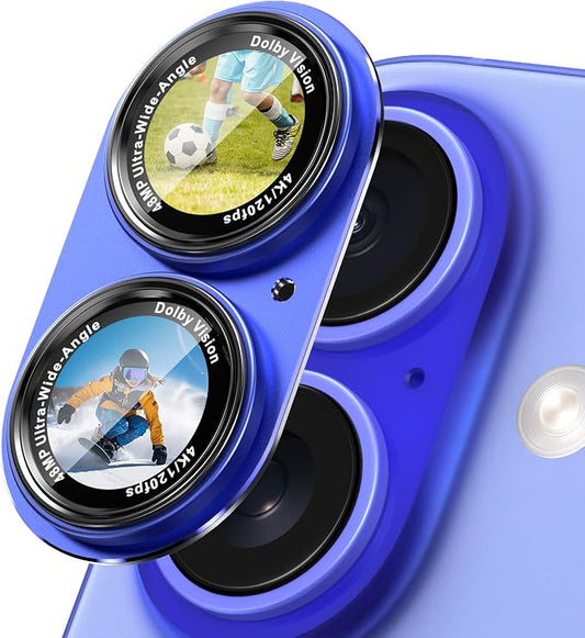CACOE Camera Lens Protector for iPhone 16/16 Plus/17 by CACOE