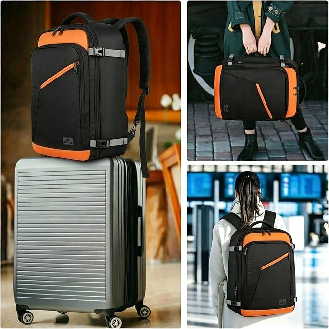 MATEIN Carry on Backpack for Airplanes, Expandable Travel Backpack Airline - Image 6