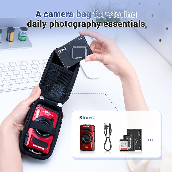 JJC Hard Camera Case Bag for Olympus Tough TG-7 TG-6 TG-5 Ricoh GR IV GR III GR - Image 5