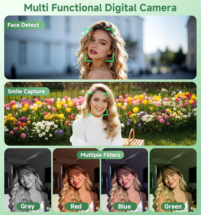 Digital Camera, 2026 Upgraded 56MP Dual Screens Digital Camera, Compact Cameras - Image 6