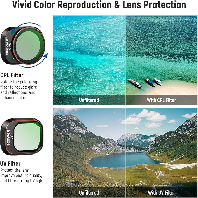 NEEWER ND & CPL & Effect Filter Set Compatible - Image 6