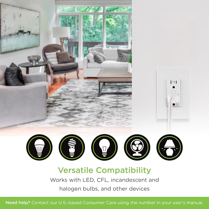 Enbrighten Z-Wave Plus Smart Receptacle, Works - Image 5