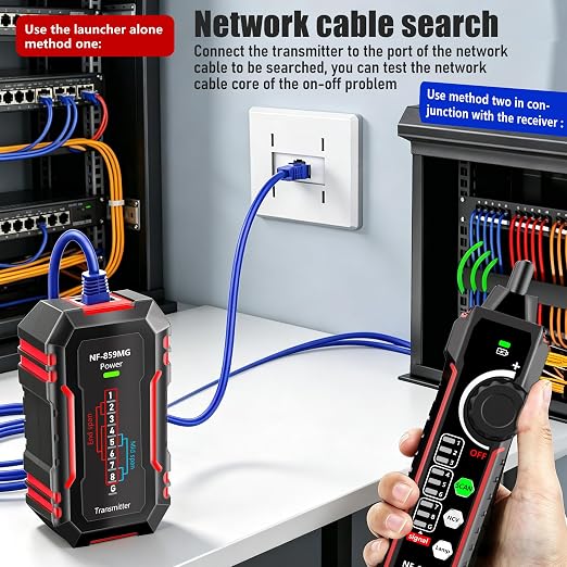 NF-802MG Network Cable Tester Ethernet Cable Tester - Image 7