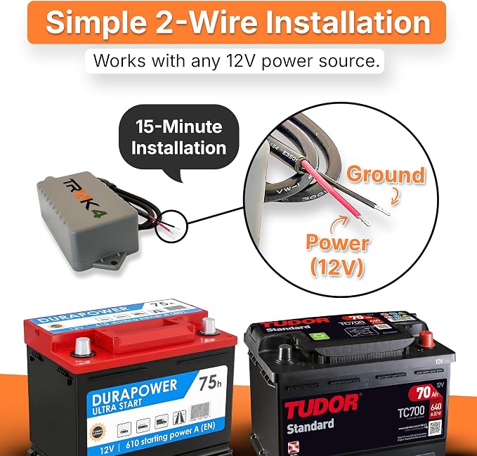 Trak-4 12v Hardwired GPS Tracker. Durable, Reliable Track Trailers, Assets. - Image 6