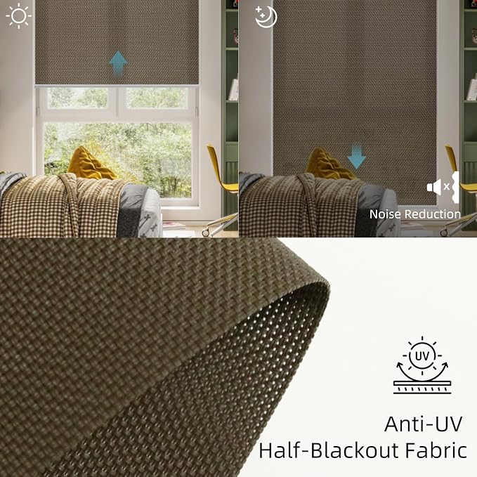 SmartWings Motorized Roller Shades 5% Openness Work - Image 5