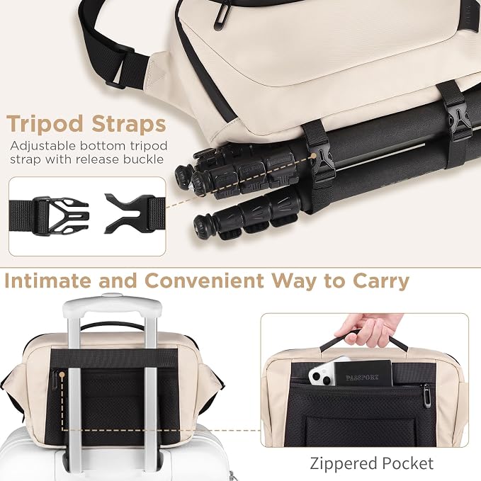 TAAOKA Camera Sling Bag, Waterproof Camera Case - Image 4