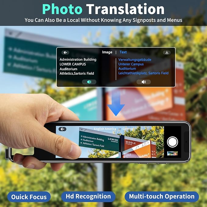 Scan Pen Translator for 142 Languages, Instant 2-Way Voice & Text Translation - Image 5