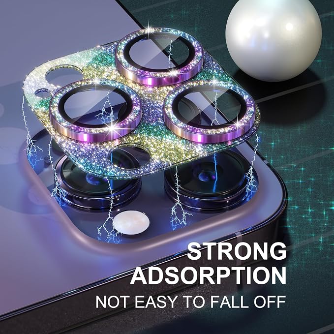 Choiche for iPhone 14 Pro/iPhone 14 Pro Max Camera Lens Protector, Bling Camera - Image 7