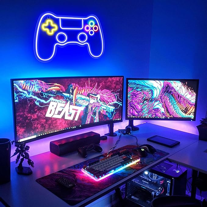 Kavaas Gamer Neon Sign, Game Controller LED Sign - Image 2