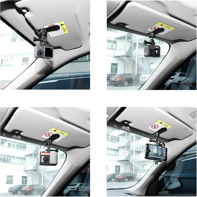 PellKing Car Sun Visor Mount VLOG/Video Holder - Image 6