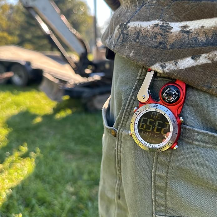 Dakota Digital Backpacker Clip, Fob and Pocket Watch, Timer and Dual Time - Image 4