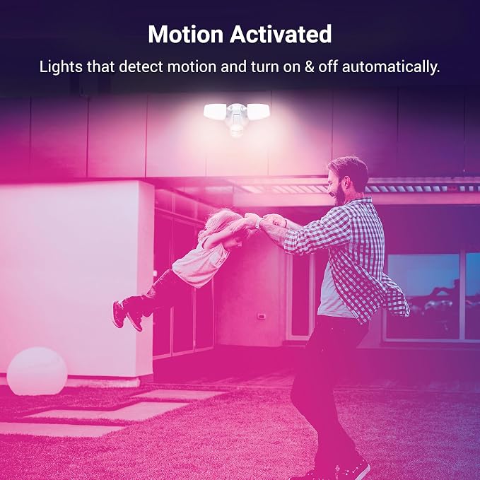 HALO ESF Motion Smart Wi-Fi Color Changing LED Outdoor Security Floodlight - Image 5