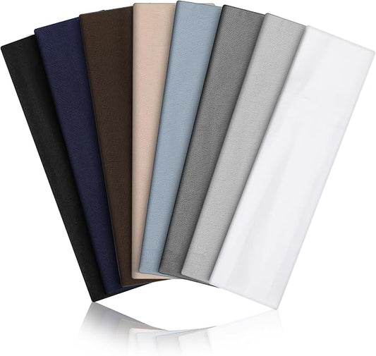 8PCS Summer-Exclusive Non Slip Sports Elastic Soft Running Fashion Headbands by VANRUIDFashionSportHeadbands