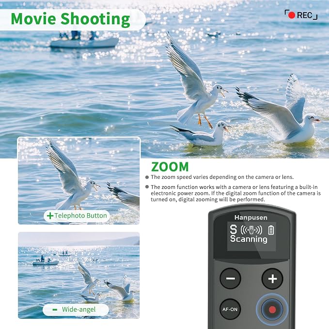 for Sony Camera Rechargeable Remote Control Wireless Shutter Release Compatible - Image 4