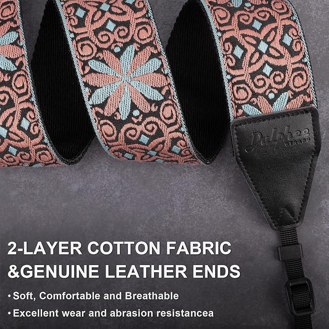 Camera Strap, Jacquard Weave 2" Shoulder Neck Straps - Image 2