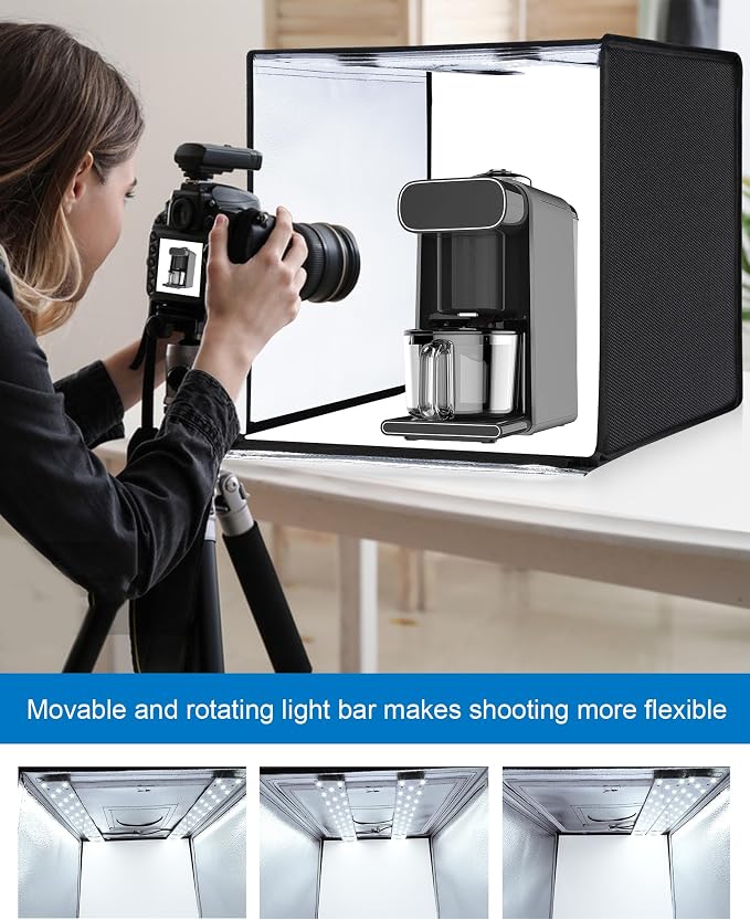 PULUZ Light Box Photography, 24x24 inch Large Photo Studio Light Box, - Image 5