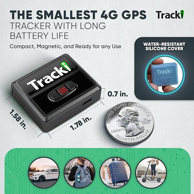 Tracki Mini GPS Tracker, 6-Month Subscription Included – Universal Compact 4G - Image 2