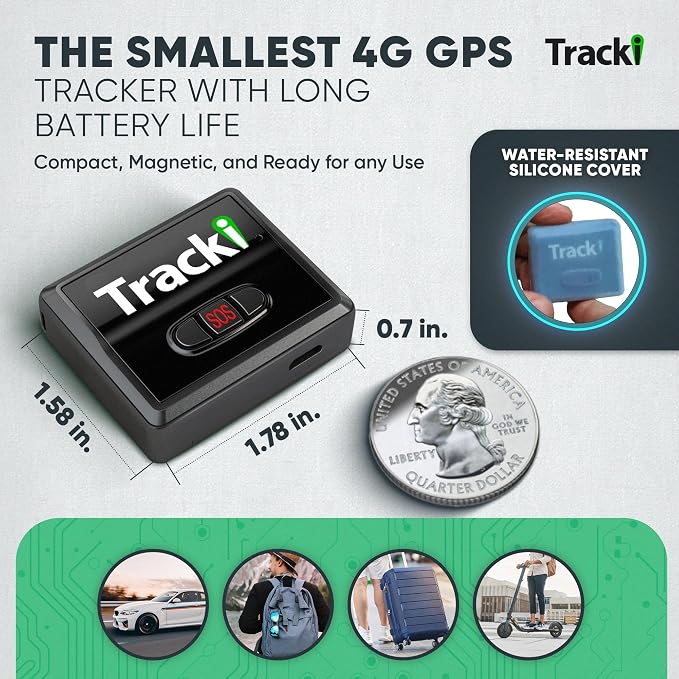 Tracki Mini GPS Tracker, Subscription Required, Cancel Anytime – Universal - Image 2