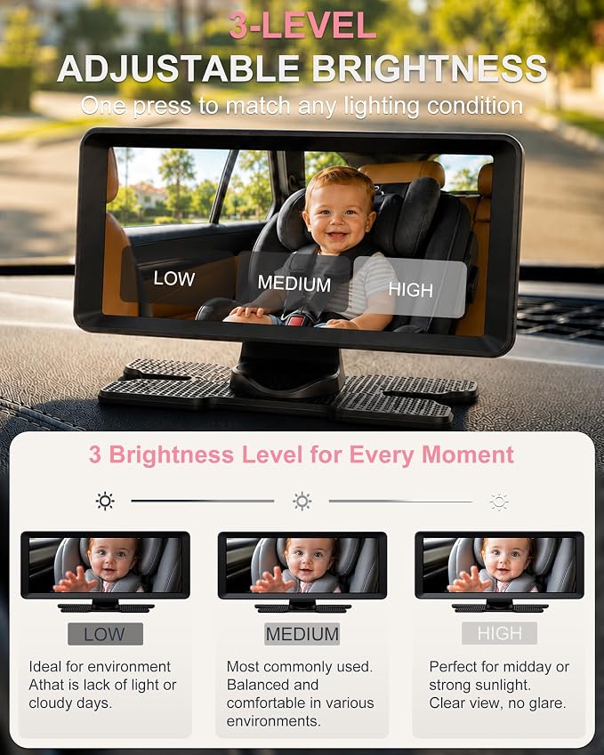 Babyvue BV3 MAX Dual Baby Car Camera - Image 6