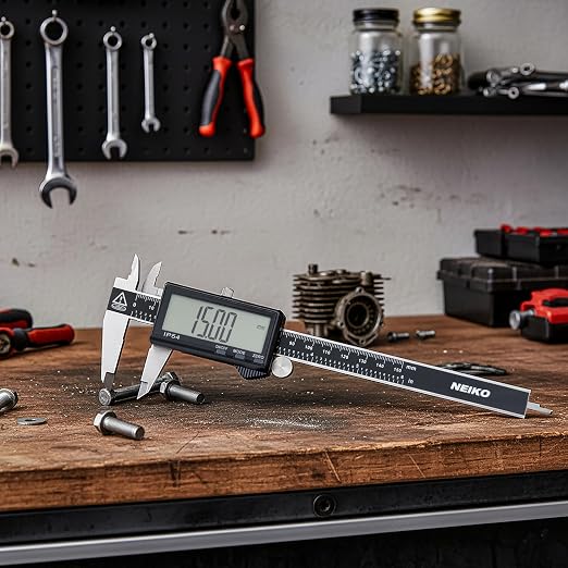 NEIKO 01401A 6-Inch Electronic Digital Caliper, Stainless Steel, Extra Large - Image 7