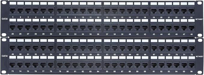 96 Port CAT 6 Patch Panel by Networx