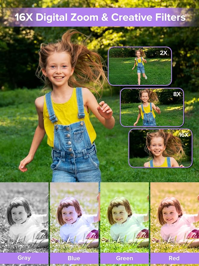 Digital Camera, Kids Camera1080P, Vlog Camera - Image 5