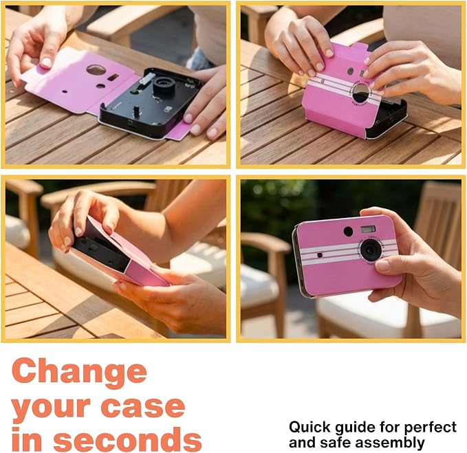 Interchangeable Replacement Case – Dreamy Pastel Pink Aesthetic Snap-On Cover - Image 9