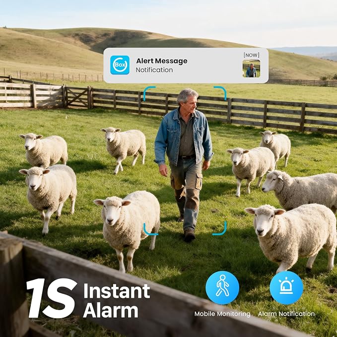 4G SIM Cellular Security Cameras Wireless Outdoor/Indoor: No WiFi Battery - Image 5