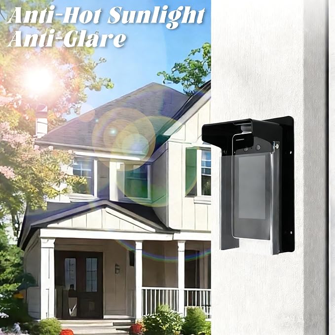Doorbell Rain Cover, Gate Outdoor Keypad Cover, Universal Flip-Open Rain Shield - Image 2