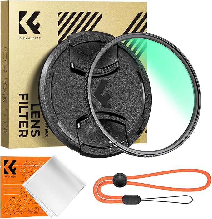 K&F CONCEPT 62mm Circular Polarizer Lens Filter by KFCONCEPT