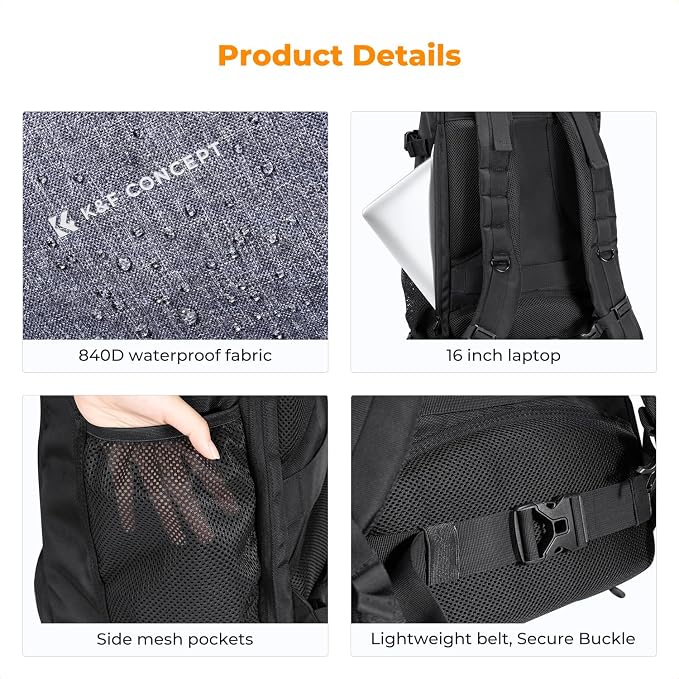 K&F CONCEPT Camera Backpack, Camera Bags - Image 6