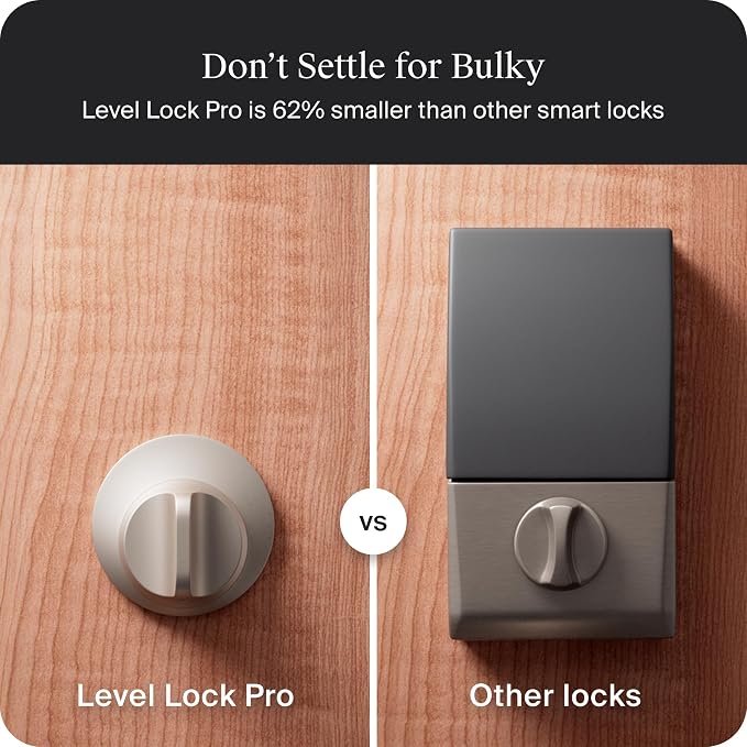 Level Lock Pro - World’s Smallest, Innovative Smart Lock - Matter-Over-Thread - Image 2