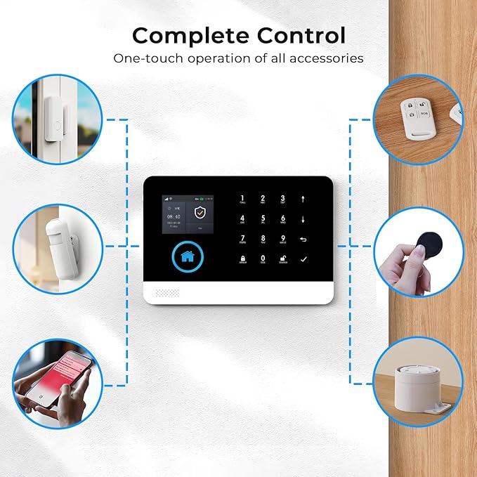 PGST Home Security Systems for House, Wireless Home Security Alarm System - Image 2