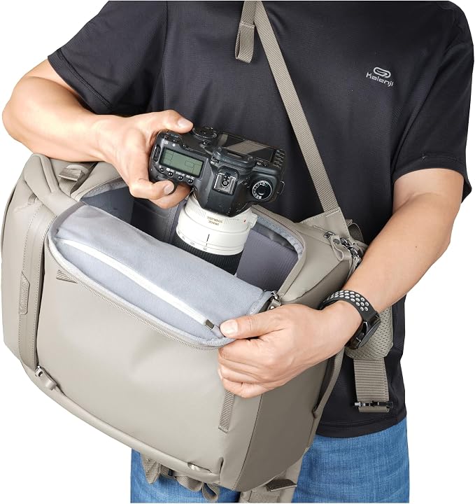 VANGUARD VEO Metro B25L Camera & Everyday Backpack – Fits 70–200mm Attached - Image 6