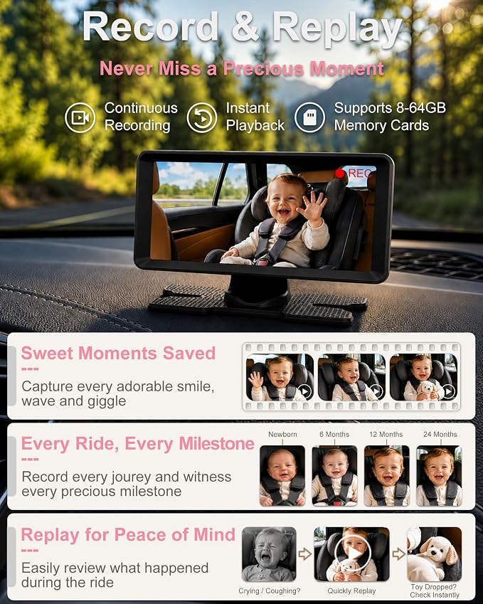 Babyvue BV3 MAX Dual Baby Car Camera - Image 3